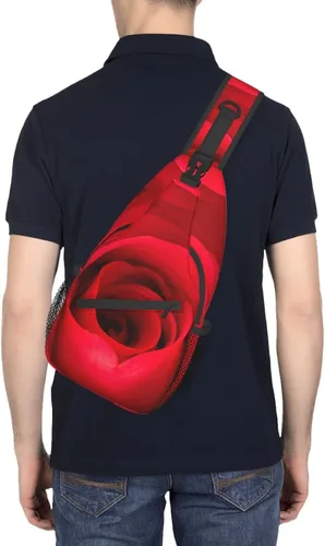 Vista 6 de Bolso bandolera bandolera para mujer y hombre bolsa de pecho de viaje casual deportes al aire libre correr senderismo Patrón 10 Mochilas Sling