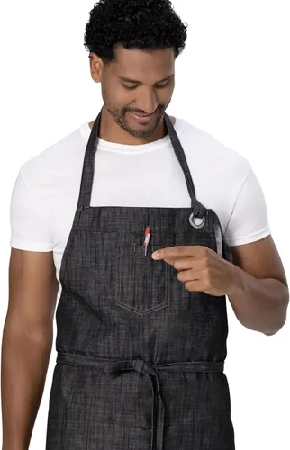 Vista 5 de Chef Works Delantal con pechera unisex Corvallis Chefs