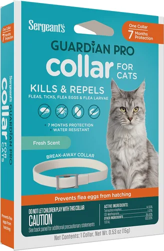 Vista 14 de Sergeant's Guardian Pro - Collar para gatos pulgas y garrapatas, 1 unidad
