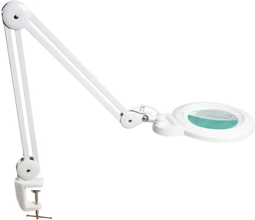 Vista 8 de Neatfi (Nuevo modelo) Lámpara de aumento LED de 1200 lúmenes con abrazadera, 8 dioptrías, control de temperatura de color correlacionado, 12W, 120