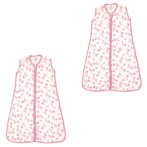 Vista 6 de Luvable Friends - Saco de dormir para bebé sin mangas, diseño unisex, Saco de dormir de algodón sin mangas, saco de dormir, manta, 0-6 meses