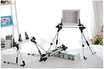 Vista 4 de AFUNTA Soporte para tableta, ajustable, portátil, plegable, para escritorio, sofá, cama, compatible con iPad 2 3 4 5 Samsung iPhone 6-16 Plus