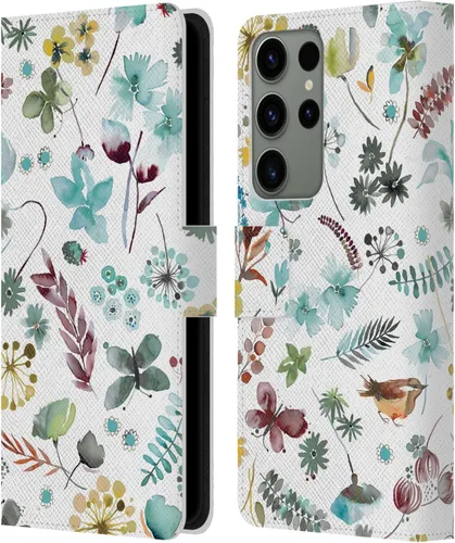 Vista 34 de Head Case Designs Officially Licensed Ninola Butterfly Nature Spring Floral Leather Wallet Case Compatible with Samsung Galaxy A07 4G