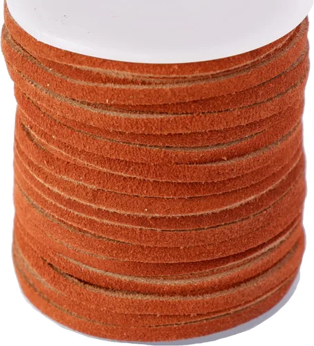 Vista 6 de Encaje de gamuza, 1/8" x 27 yardas (beige)