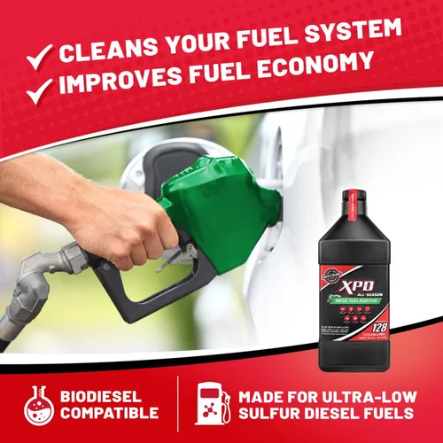 Vista 5 de Opti-Lube XPD aditivo para combustible fórmula diésel: un cuarto de galón rinde hasta 128 galones