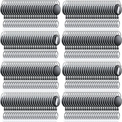 Vista 17 de Laumoi - 80 clips retráctiles para carretes de identificación Negro