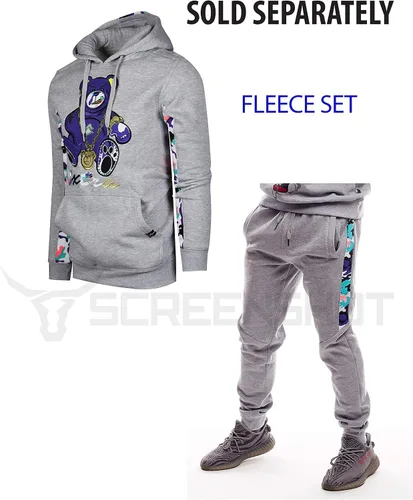 Vista 5 de SCREENSHOTBRAND Mens Hip Hop Premium Slim Fit Track Pants - Athletic Jogger Bottom with Side Taping