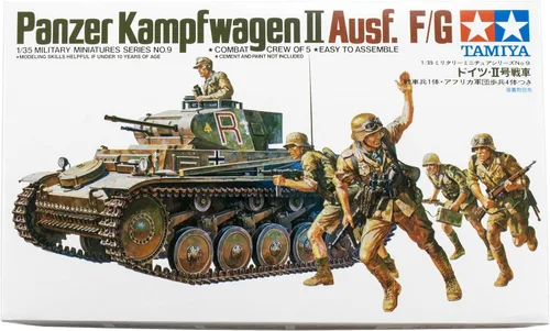 Vista 2 de TAMIYA 1/35 Panzer Kampfwagen II Modelo de plástico TAM35009 Modelos de plástico Armadura/Militar 1/35