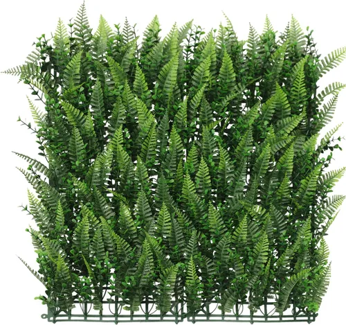 Vista 9 de Windscreen4less 1 panel artificial de boj de 40 x 40 pulgadas, decoración de pared verde hierba sintética para decoración de interiores y Panel 3D