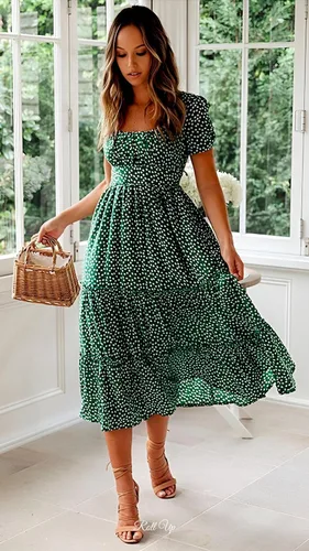 Vista 2 de Minivestido casual de mujer para primavera y verano