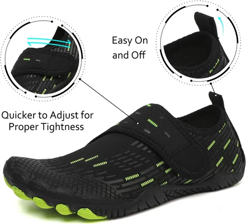 Vista 2 de Zapatos de agua para hombre y mujer, secado rápido, para natación, playa, piscina, calcetines de yoga para senderismo, caminar, buceo, surf