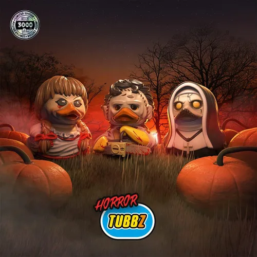 Vista 7 de TUBBZ Primera Edición: Horror - Figura de Vinilo de Pato de Goma Disfrazado de Annabelle Annabelle (Baño de bañera)