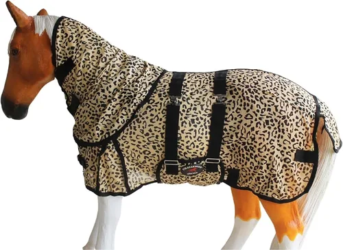 Vista 8 de CHALLENGER 36" Miniatura Destete Burro Pony Caballo Potro Verano Flysheet Marrón Floral 51831