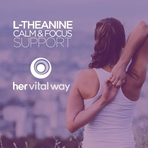 Vista 6 de L-teanina, extra fuerte 200mg Relax & Focus Support, con AlphaWave