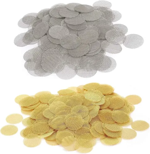 Vista 5 de 100 pantallas de tubería, filtros de tubo de 3/4 pulgadas, 50 pantallas de tubería de acero inoxidable de primera calidad y 50 filtros de latón