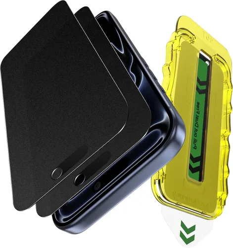 Vista 14 de Fotbor - Protector de pantalla para iPhone Xs Max/iPhone 11 Pro Max, protector de pantalla de privacidad antirreflejos, antiespía y arañazos, 2