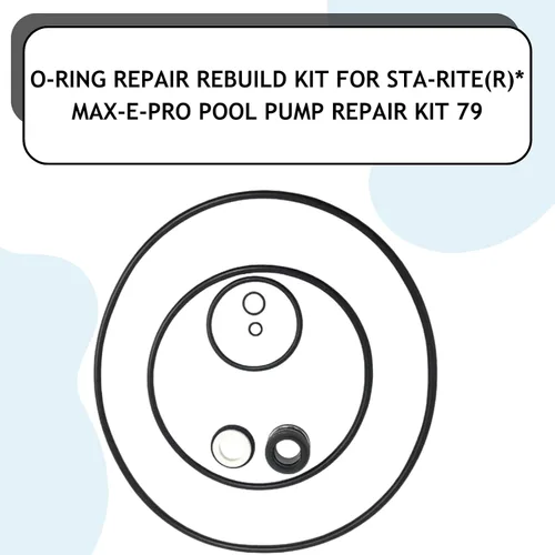 Vista 2 de Kit de reparación de juntas tóricas para Sta-Rite Max-E-Pro Kit de reparación de bomba de piscina 79