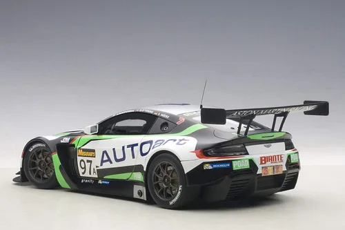 Vista 2 de Autoart Aston Martin V12 Vantage Bathurst Carrera de resistencia de 12 horas 2015 # 97 A. Macdowall/D. O'Young/S. Mucke 1/18 Model Car