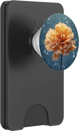 Vista 7 de Marigold Flower Frozen PopSockets Adhesive PopGrip