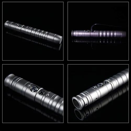 Vista 5 de ZXQBM Sable de luz de Star Wars, 11 colores con 2 sonidos fuertes Luke Light Saber Jedi Sith Force Fx duelo pesado para niños adultos Navidad fiesta