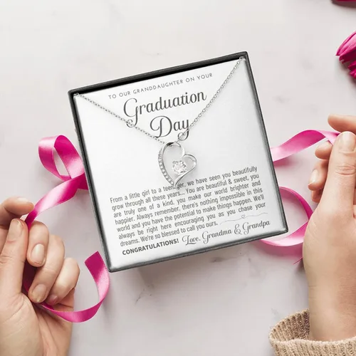 Vista 2 de ZephariO Graduation Necklace For Her 2023 - Graduation Necklace 2019 For Women, Cadenas De Plata 925 Para Mujer, Regalos Para Graduacion 2023, Gift