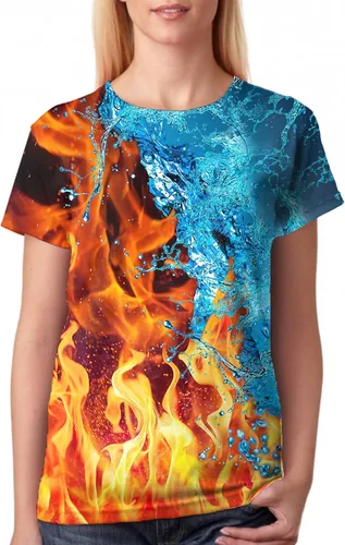 Vista 4 de SYAIMN Camisetas unisex impresas en 3D, camisetas de diseño divertido, camisetas coloridas, camisetas de verano para hombres y mujeres