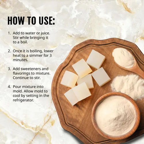 Vista 3 de Kate Naturals Polvo de agar agar para cocinar y platos de Petri. Polvo sustituto de gelatina vegana sin sabor para hojas de gelatina y halal