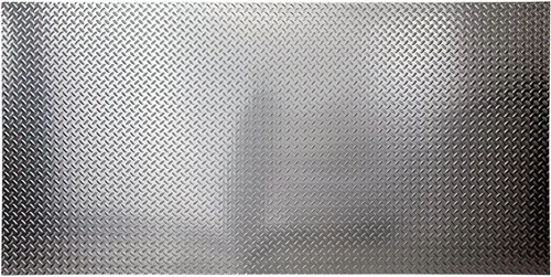 Vista 2 de FASÄDE - Panel de pared decorativo de vinilo decorativo de aluminio cepillado con placa de diamante de 0.013 pulgadas (muestra de 12 x 12 pulgadas)