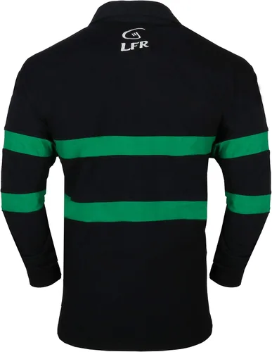 Vista 2 de Malham Irish Shamrock Sprig Ireland - Rugby Irlanda de manga larga