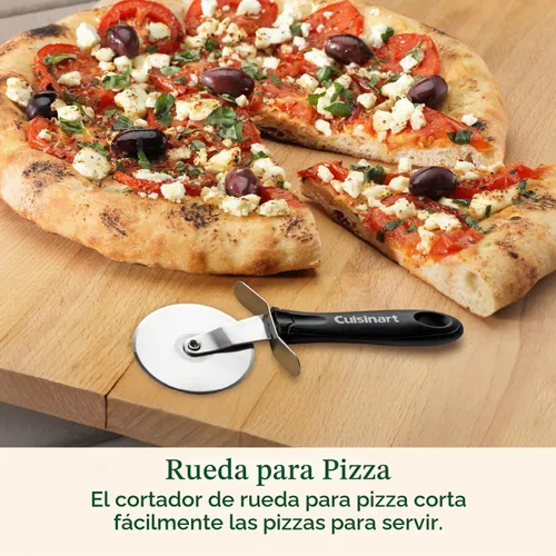 Vista 4 de Cuisinart CPS-445 juego de espátula y cortador de pizza