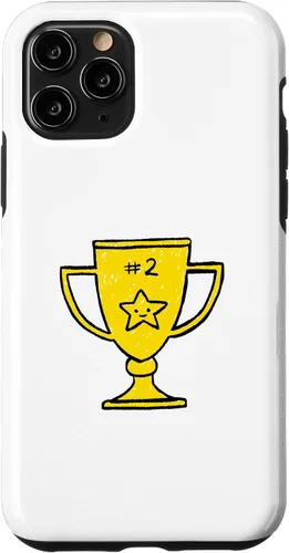Vista 10 de Funda con estampado de trofeos para iPhone 14 2nd Place