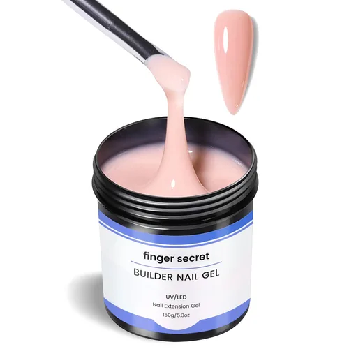 Vista 12 de Gel constructor de gel duro para uñas de larga duración fuerte mano desnuda 3D escultura para extensión de uñas 4oz