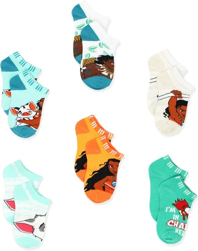 Vista 7 de Disney Princess Moana - Juego de 6 calcetines invisibles para niña