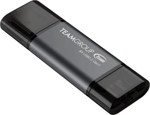 Vista 2 de TEAMGROUP X1 64GB USB 100MB/s 3.2 Gen 1 Tipo A y Tipo C (3.1/3.0) OTG Memoria USB de interfaz dual Compatible