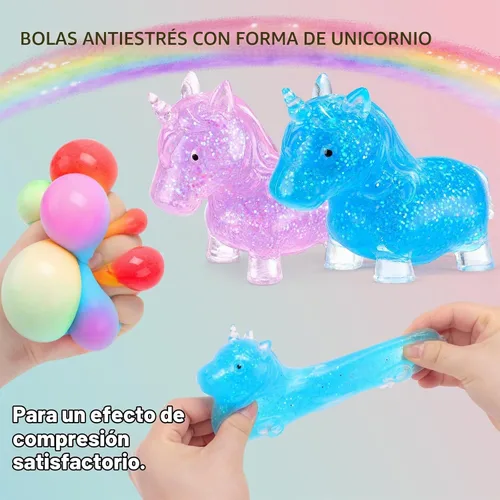 Vista 2 de Paquete de 20 bolas antiestrés, bolas esponjosas, bolas para apretar para 20pcs Stress Balls-azul