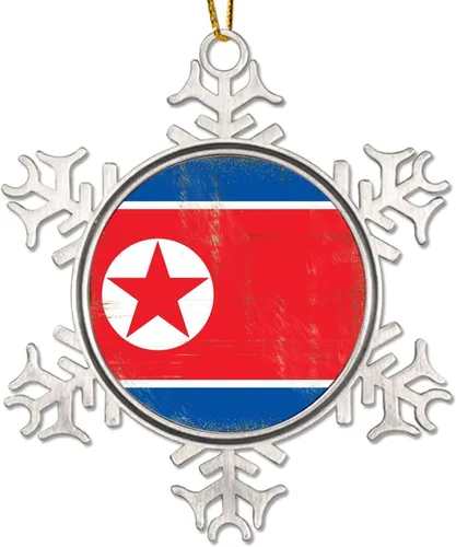 Vista 11 de Moldavia - Adorno de Navidad de metal con copo de nieve de metal, regalo patriótico, recuerdo de recuerdo, adornos de Navidad, bandera nacional