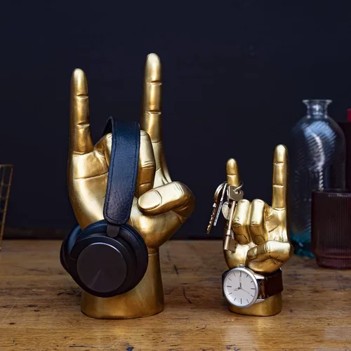 Vista 5 de Luckies of London Organizador de joyas y soporte para auriculares Soporte para llaves o reloj Escultura de mano para decoración estética