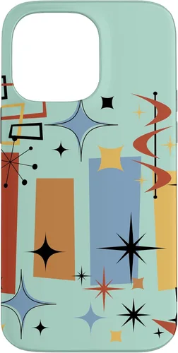 Vista 21 de Retro Mid Century Modern MCM Vibe Aesthetic Kitsch Art Case for iPhone 17