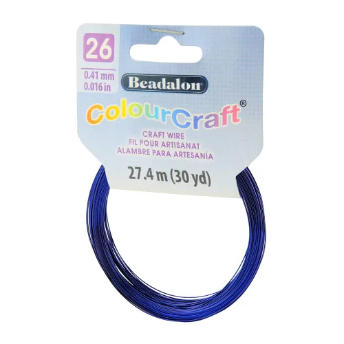 Vista 29 de Beadalon ColourCraft - Alambre para hacer joyas, artesanía pesada, núcleo de cobre estructural, calibre 16, bobina de cobre de 2.3 yardas