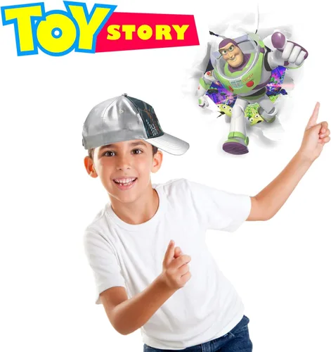Vista 4 de Buzz Lightyear - Gorra de béisbol para niños con correa trasera ajustable, gorra de béisbol para niños pequeños Buzz Light Year y gorra para niños