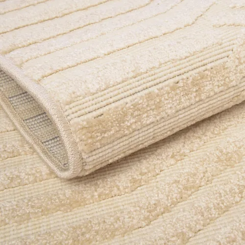 Vista 7 de Rugs.com Sabrina Soto Outdoor Collection Alfombra – 2 x 6 pies alfombra de tejido plano beige perfecta para pasillos y entradas