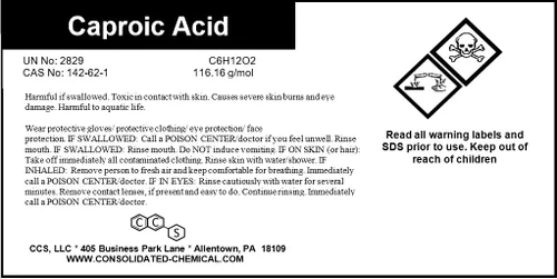 Vista 2 de Compuesto aromático de alta pureza de ácido caaproico (ácido hexanoico) 1.0 fl oz (1 fl oz)