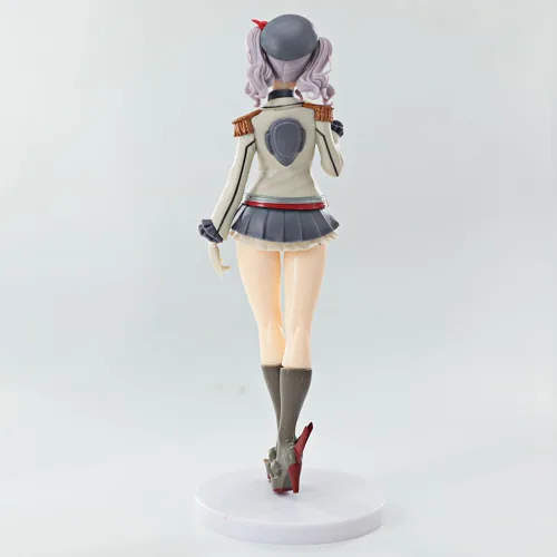 Vista 5 de Kashima Figura Anime Manga Girl JK Versión Uniformada Modelo Péndulo Figura Figura de Acción para Niñas