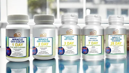 Vista 4 de Miracle Oxy-Colon - Limpiador intestinal y desintoxicación corporal total, alivio del estreñimiento para mujeres y hombres, óxido de magnesio.
