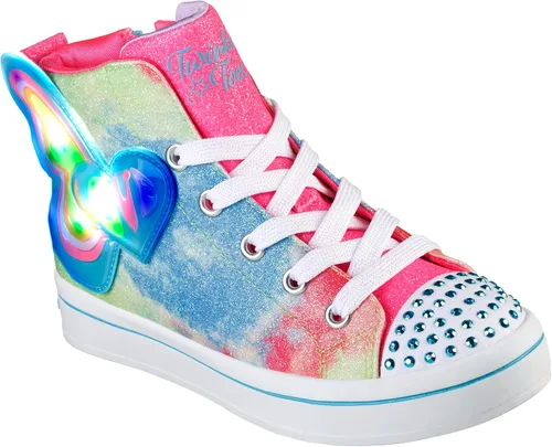 Vista 6 de Skechers Tenis unisex Twinkle Toes TWI-Lites 2.0-Butterfly Love Nitrate para niños