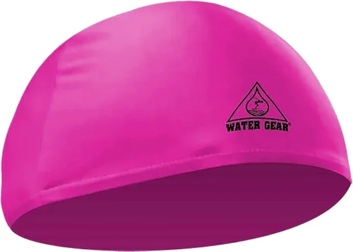 Vista 9 de Water Gear Synthetic Fiber Swim Cap - Comfortable and Durable Swimming Cap - Keeps Short or Long Hair Dry