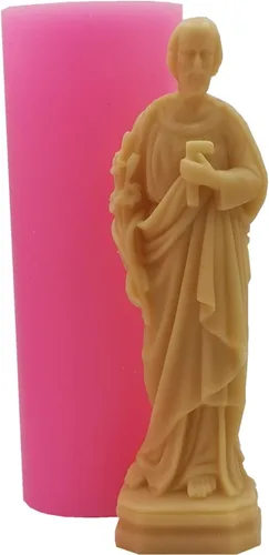 Vista 4 de Vela de jabón de silicona para hacer manualidades artesanales de chocolate y dulces, vela-02