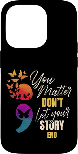Vista 17 de Semicolon Mental Health Awareness Prevention Case for iPhone 17