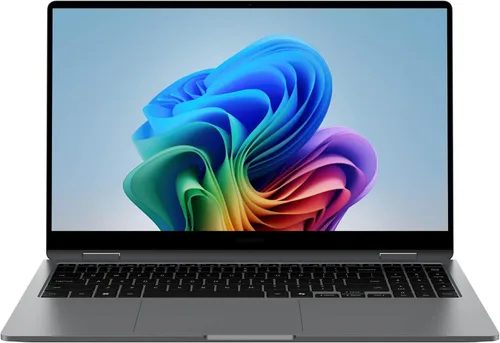 Vista 9 de Samsung PC Galaxy Book5 360 Copilot+ de 15.6 pulgadas, portátil empresarial Laptop empresarial AI con copilot, Windows 11 Pro, pantalla táctil FHD