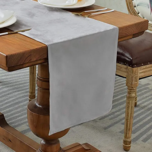 Vista 8 de BALCONY & FALCON Camino de mesa con borlas, lavable a máquina, caminos de mesa decorativos de lujo para el hogar para comedor, fiestas, banquetes